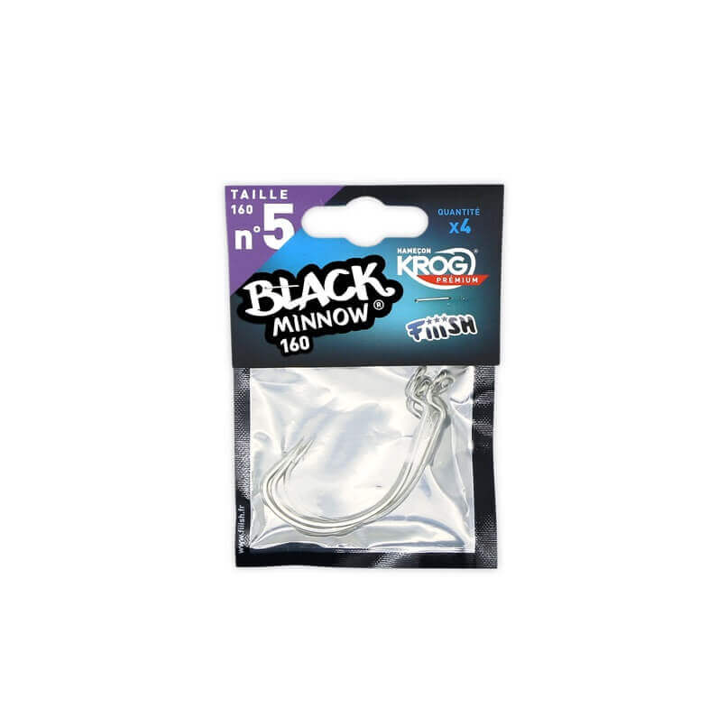 Anzuelos Black Minnow 160 Krog Premium 5