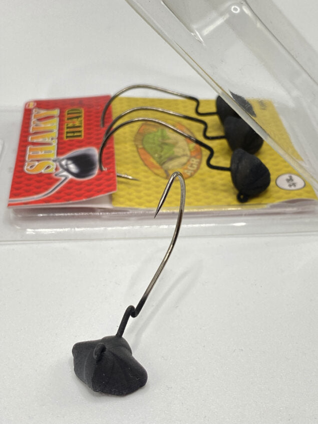 Anzuelos AGR Shaky Head Matte Black 3/0