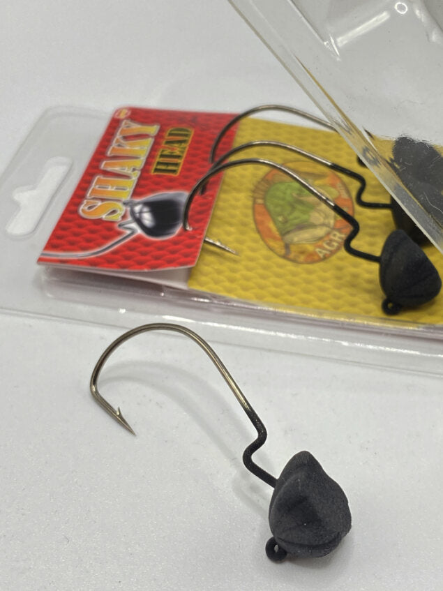 Anzuelos AGR Shaky Head Matte Black 3/0