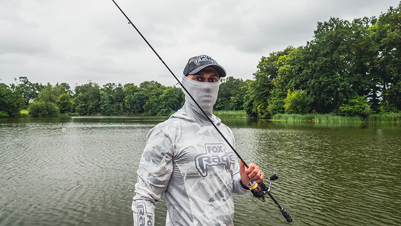 Technical T-shirt with UV hood Fox Rage Light Camo