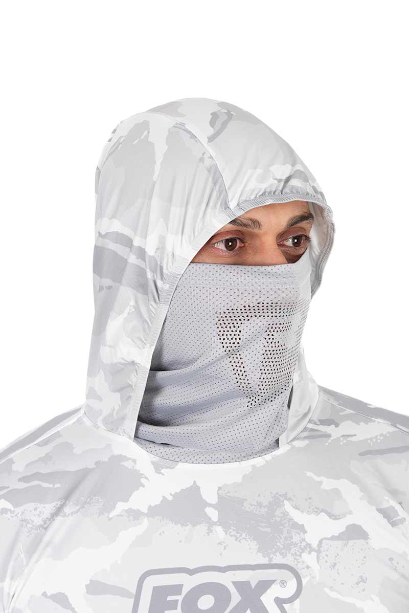 Technical T-shirt with UV hood Fox Rage Light Camo
