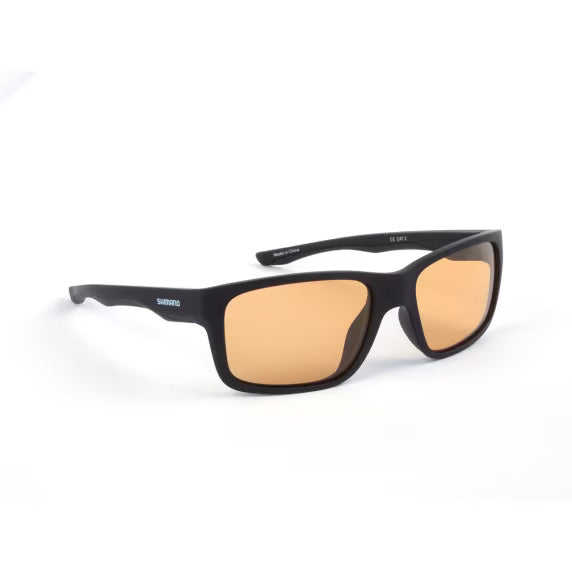 Polarized sunglasses Shimano Aspire Matte Black and Yellow
