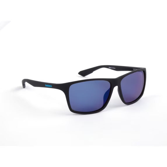 Polarized sunglasses Shimano Technium Matte Black and Blue
