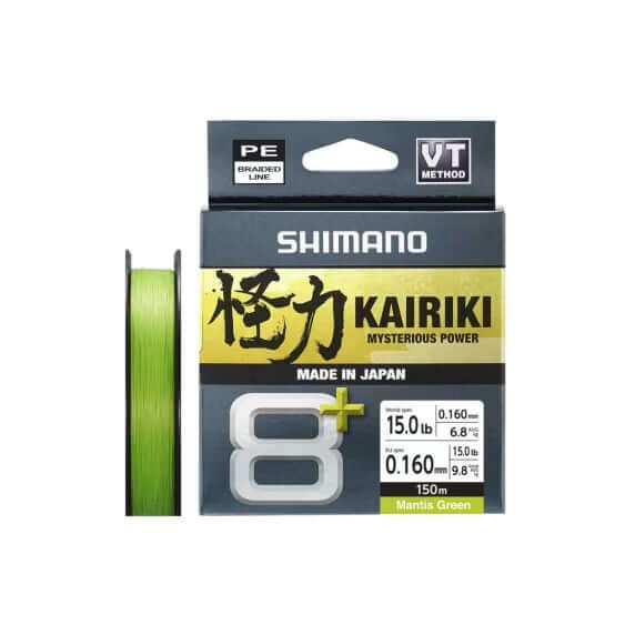 Braided Line Shimano Kairiki 8+ Green 300 m