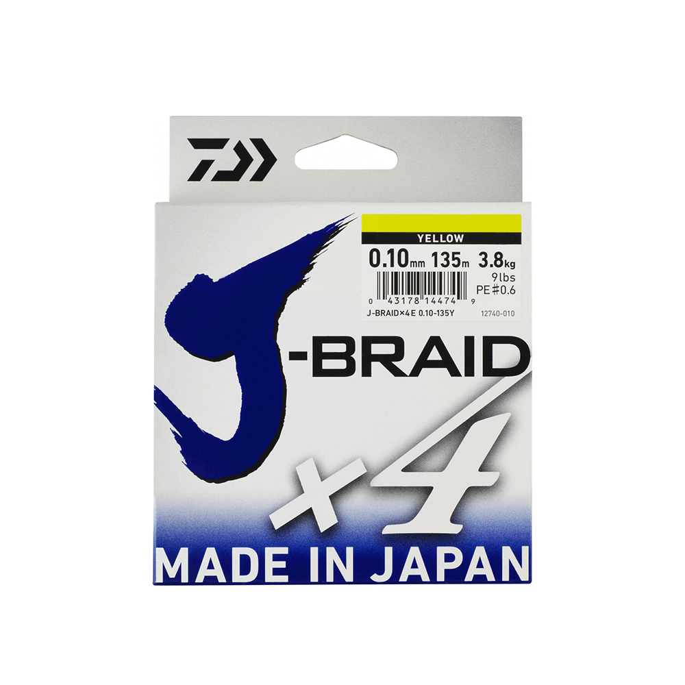 Braided Line Daiwa J-Braid 4B Green 135 m