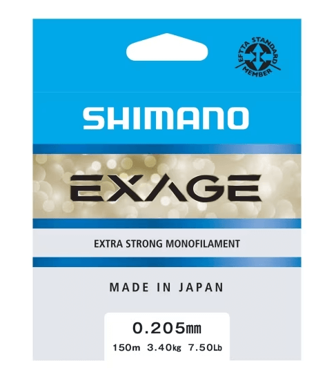 Line monofilament Shimano Exage Gray 150m