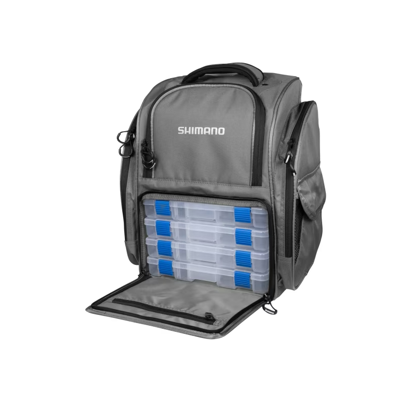 Backpack with boxes Shimano Back Pack & Tackle Box