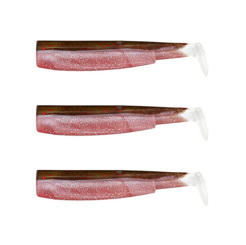 Pack Soft lures Black Minnow Nº3 120 Pink