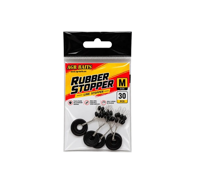 Rubber Stopper AGR M Black