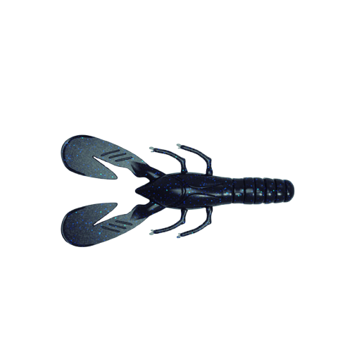 Soft Lure AGR Lethal Craw 85 mm Black Blue