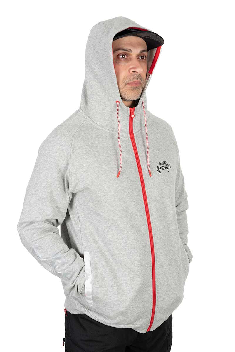 Sudadera Fox Rage Voyager Gris con cremallera