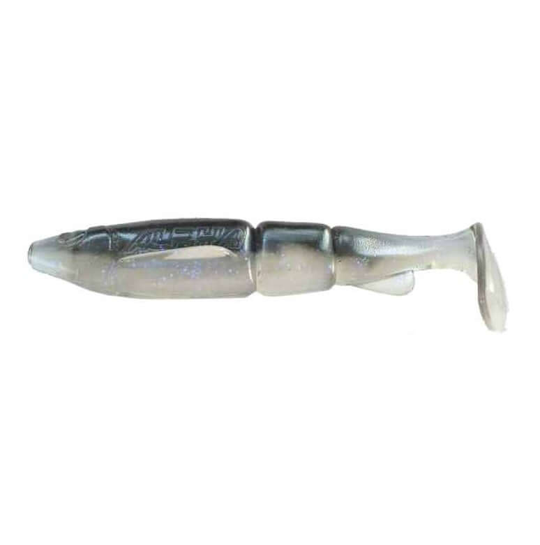 Swimbait Vinilo Alpha Hacker 8 Ghost Smoking Shad