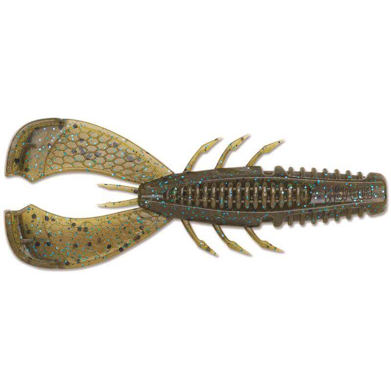Soft Lure Crab Rapala Crushcity Cleanup Craw 3 - 90 mm Green Pumpkin Blue