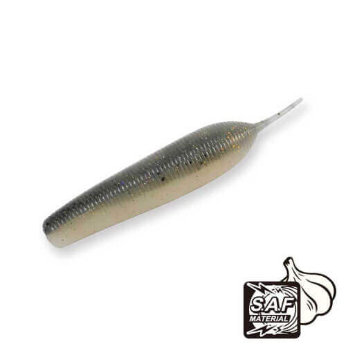 Vinilo Geecrack Imo Ripper 95 mm Garlic Shrimp Flash Gill
