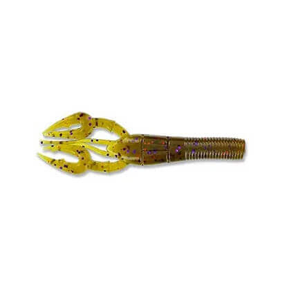 Soft Lure Yamamoto Fat Baby Craw 3.75" - 95 mm Green Pumpkin Purple Copper Flake