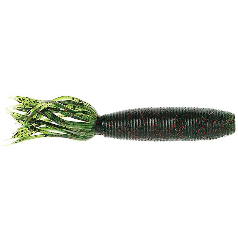 Soft Lure Yamamoto Fat Ika 4'' 100 mm Watermelon Black Red Flake