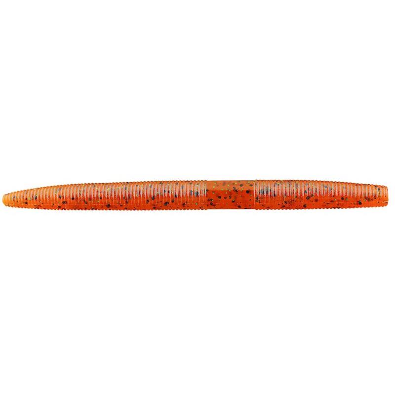 Soft Lure Yamamoto Yamasenko 5'' 125 mm Pumpkin Black Red
