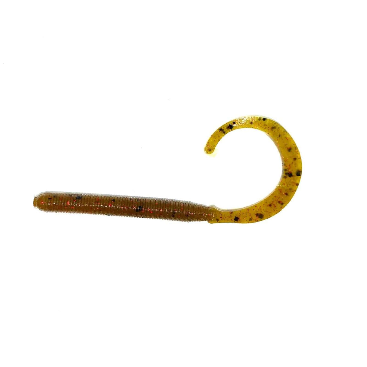Soft Lure Zoom Curly Tail 100 mm SP Green Pumpkin Red