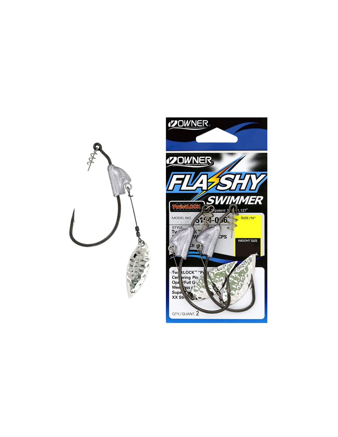Hooks Owner 5164 Flashy Swimmer