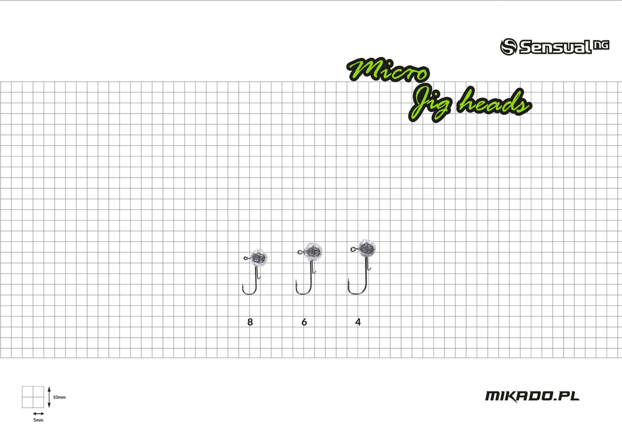 Anzuelos Mikado Sensual Micro Jig Head 3g - Tienda Bass