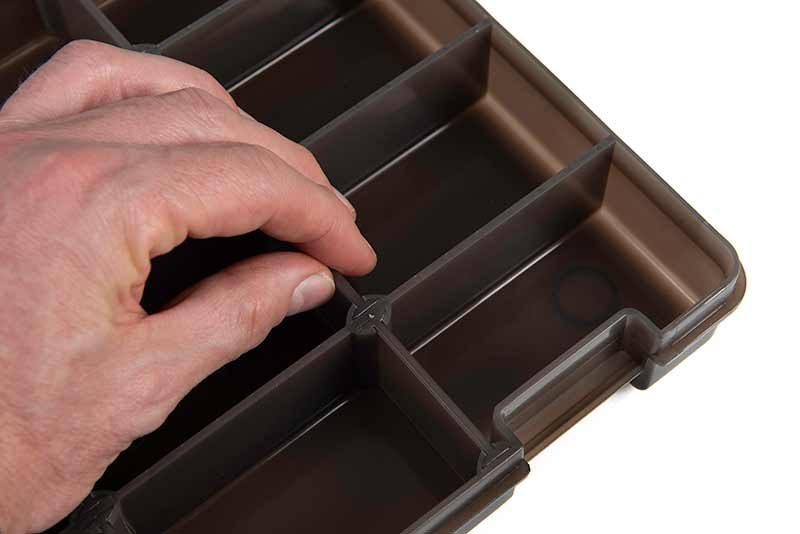 Caja Fox Rage Stack 'N' Store Shield Storage 12 Comp. Pequeña Poco Profunda - Tienda Bass