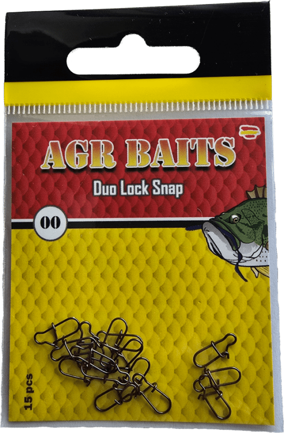 Grapas AGR Duo Lock Snap Black Nickel - Tienda Bass