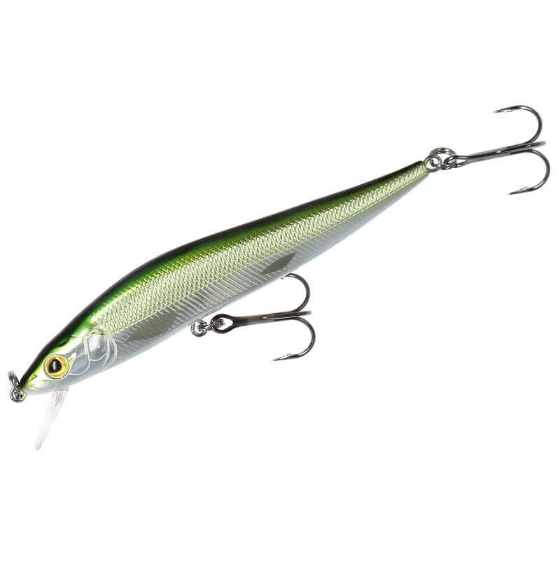 Jerkbait Mikado Fishunter Ghost 100 mm Olive Bleak - Tienda Bass