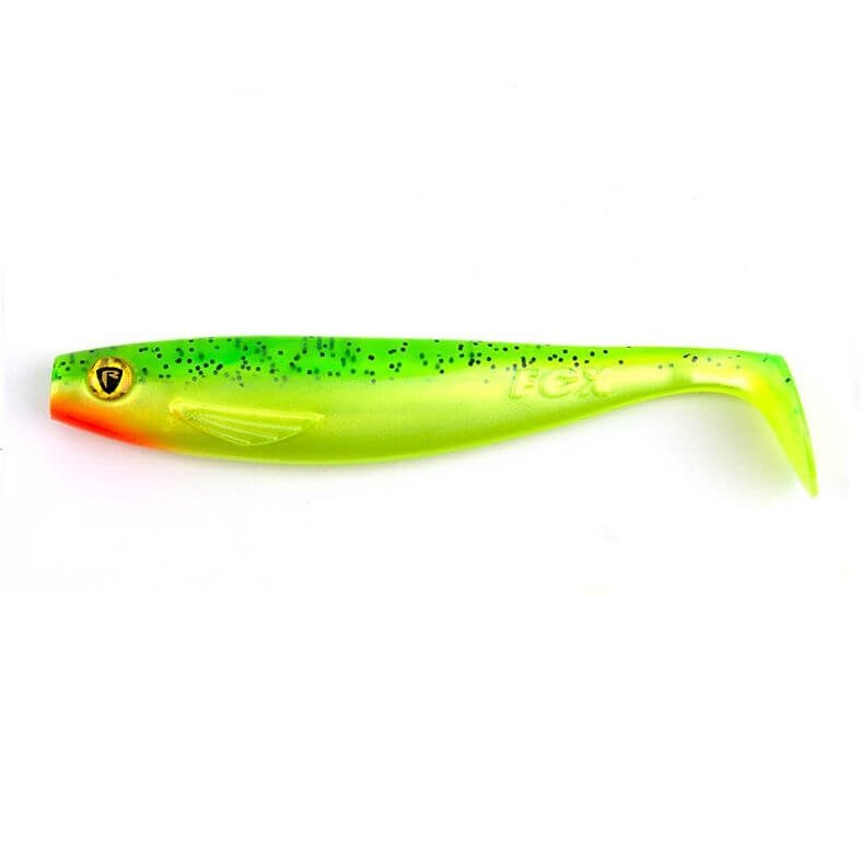 Vinilo Fox Rage Shad Pro Ultra UV 140 mm Lemon Tiger - Tienda Bass