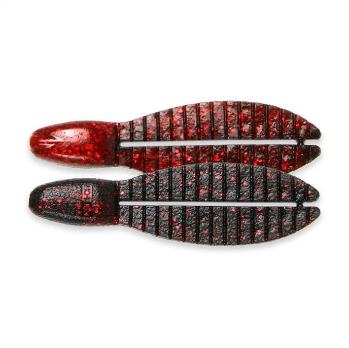 Vinilo Keitech Flex Chunk Medium 76 mm Black Cherry - Tienda Bass