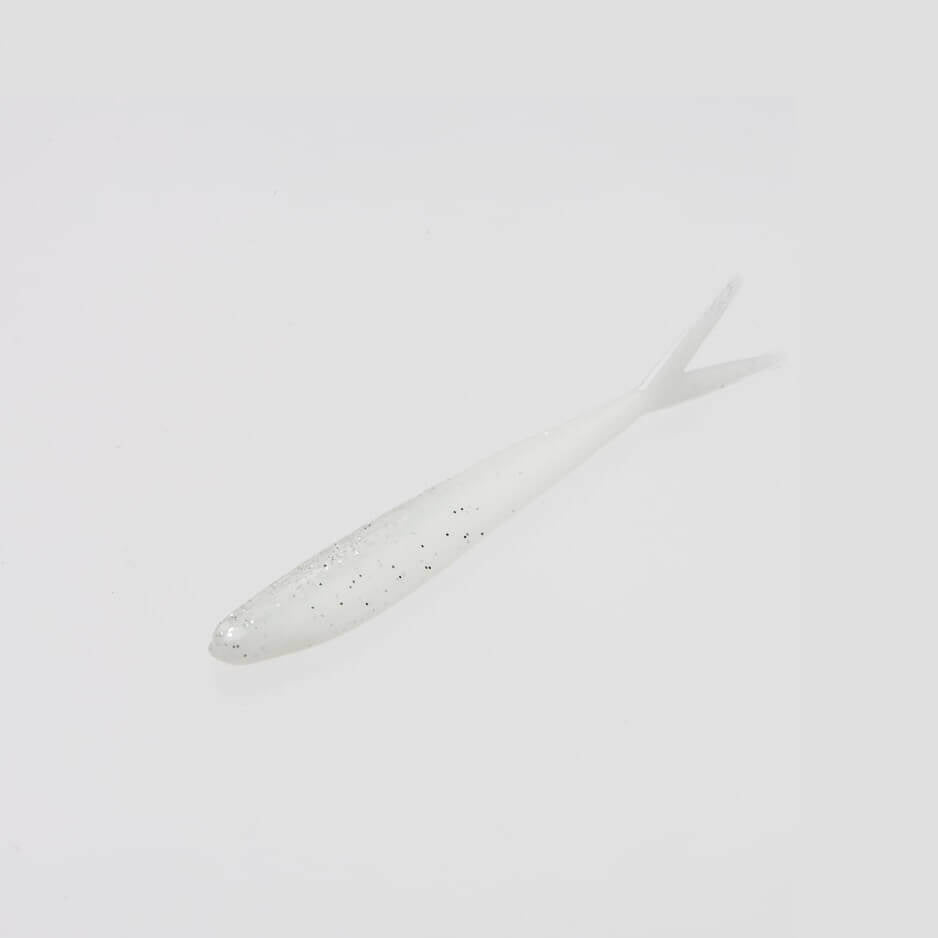 Vinilo Zoom Flukes 100 mm White Ice - Tienda Bass