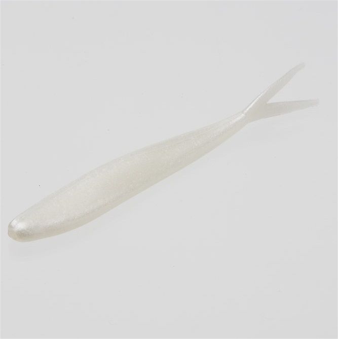 Vinilo Zoom Flukes 108 mm White Pearl - Tienda Bass