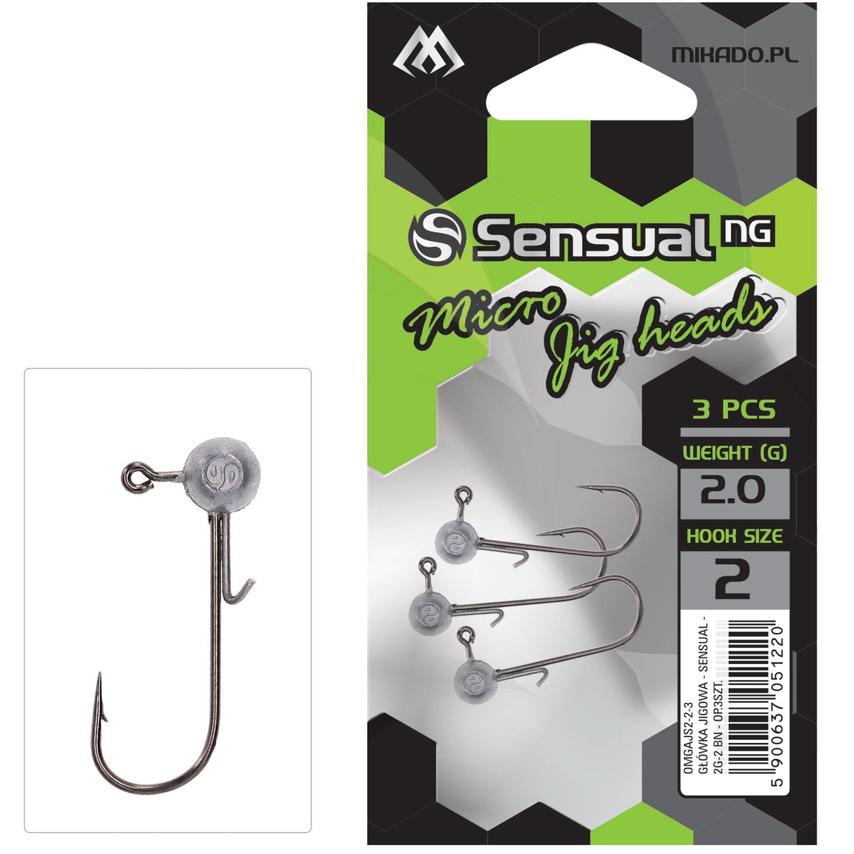 Hooks Mikado Sensual Micro Jig Head 3g