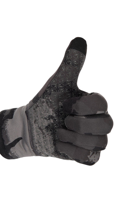 Guantes de camuflaje - talla mediana.