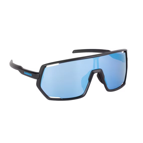 Sunglasses polarized Shimano Lesath Matte black and blue