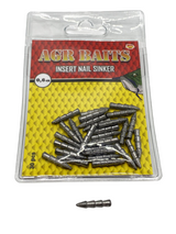 Lead AGR Insert Nail Sinker