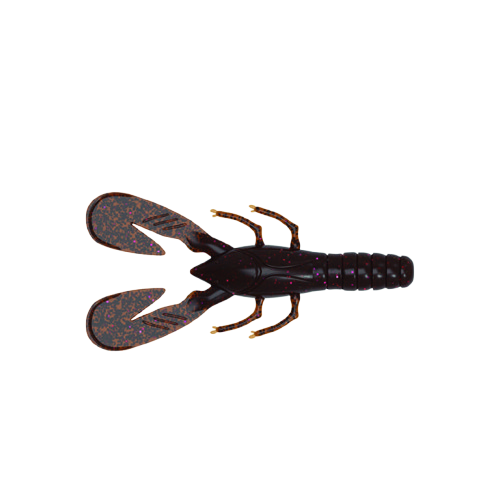 Soft Lure AGR Lethal Craw 85 mm Brown Purple
