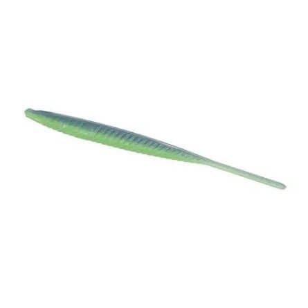 Vinyl Yamamoto Shad Shape 3.75" - 95 mm Chartreuse Electric Blue