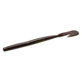 Vinilo Zoom Ultra Vibe Speed Worm 146 mm Black-Red Glitter