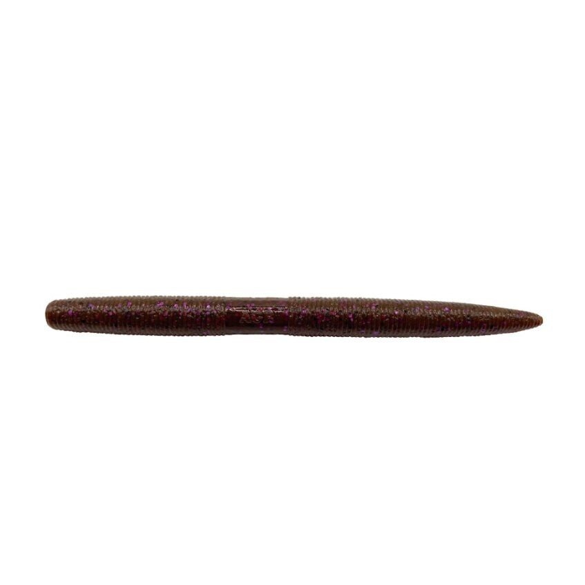 Soft Lure AGR Still Worm 100 mm Brown Purple