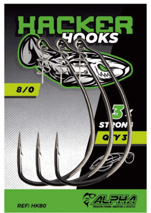 Anzuelos Alpha Hacker Weightless 8/0 - Tienda Bass