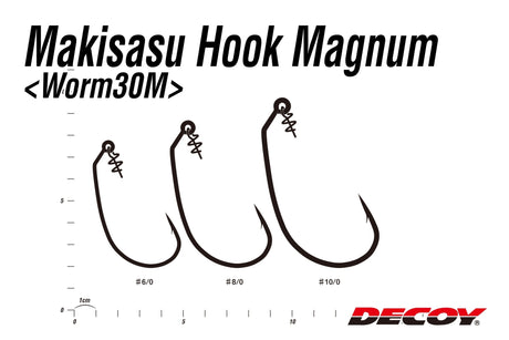 Anzuelos Decoy Worm 30 Makisasu Magnum - Tienda Bass
