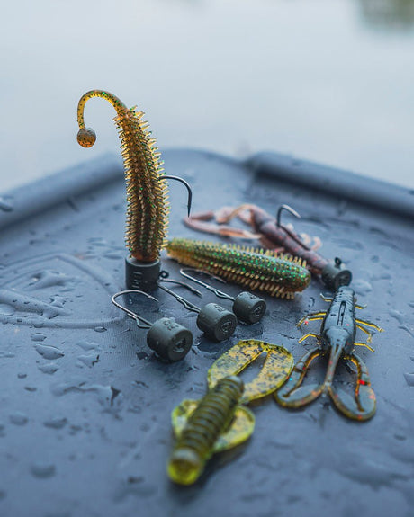 Anzuelos Fox Rage Ned Heads Camo 1/0 - Tienda Bass