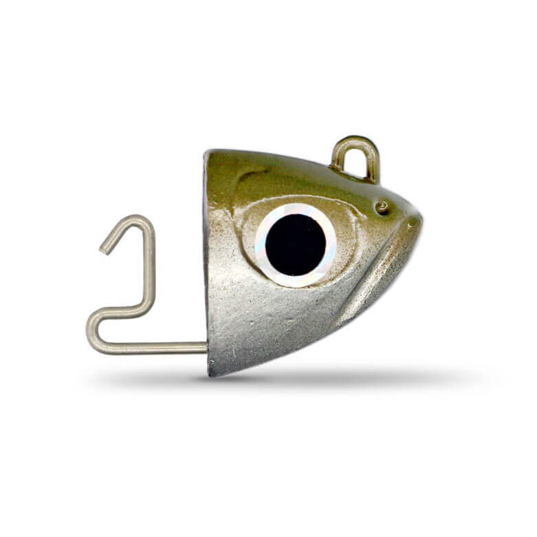Cabeza plomada Black Minnow Nº2 90 Shore – 5 g Khaki - Tienda Bass