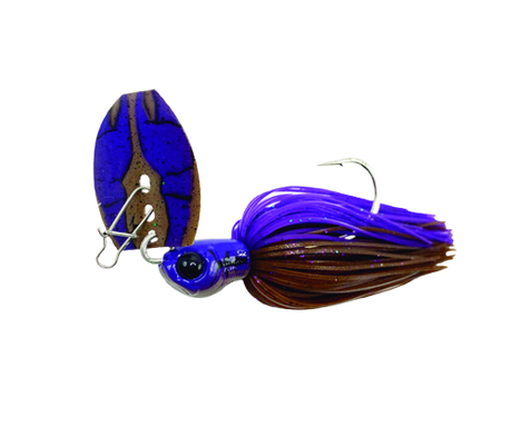 Chatterbait AGR Goliat 10,6g Brown Purple Craw - Tienda Bass