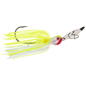 Chatterbaits Strike King 21,3g Thunder Cricket Vibrating Swim Jig Chartreuse White - Tienda Bass