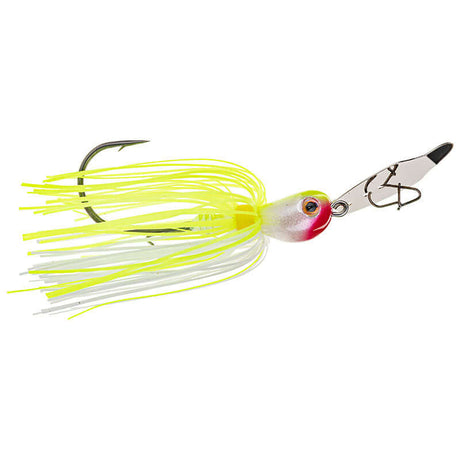 Chatterbaits Strike King 21,3g Thunder Cricket Vibrating Swim Jig Chartreuse White - Tienda Bass