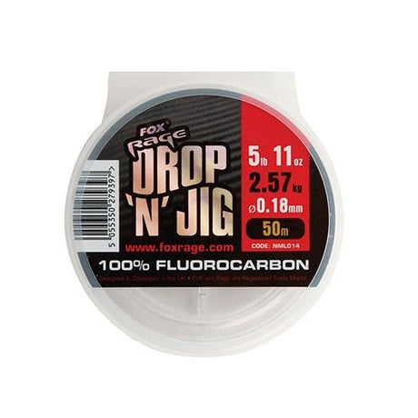 Fluorocarbono Fox Rage Drop N Jig 50 m - Tienda Bass