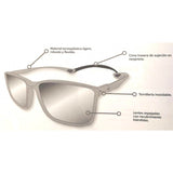 Gafas de sol polarizadas Hart espejo rojo - Tienda Bass