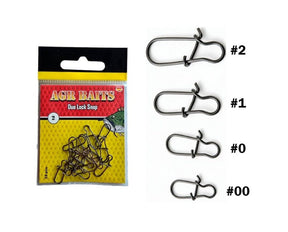 Grapas AGR Duo Lock Snap Black Nickel - Tienda Bass