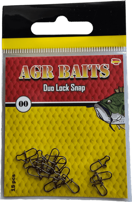 Grapas AGR Duo Lock Snap Black Nickel - Tienda Bass